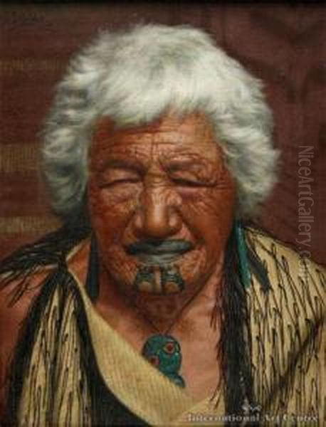 A Centenarian, Kapi Kapi, Anarawa Chieftainess, Aged 102 Years - view 1