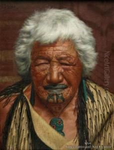 A Centenarian, Kapi Kapi, Anarawa Chieftainess, Aged 102 Years by Charles Frederick Goldie