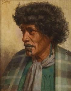 Mihipeka Wairama, Tuhourangi Tribe by Charles Frederick Goldie