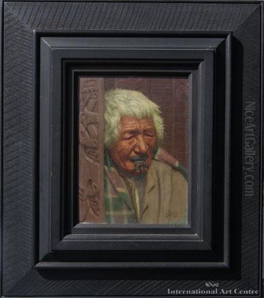 Kapi Kapi. A Survivor Of Thetarawera Eruption - view 1