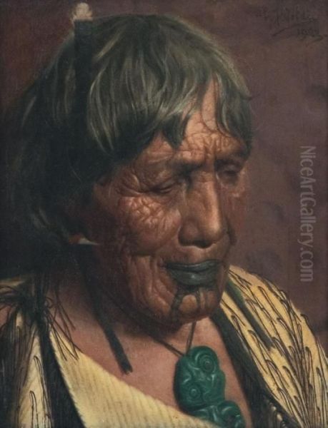 A Happy Thought, Te Aitu Te Irikau, A Noted Arawa Chieftainess - view 1