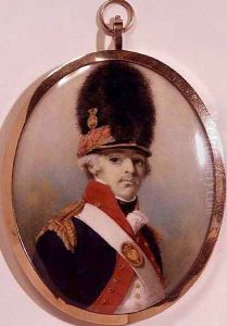 Miniature of 1st Lord Bloomfield in Military Uniform by George Chinnery
