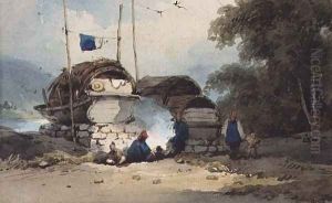 A Riverside Encampment, China