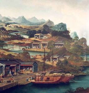 Tea Trade in China (detail)