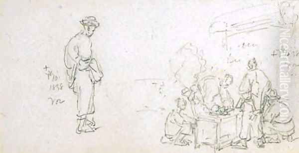 A study of Chinese figures - view 1