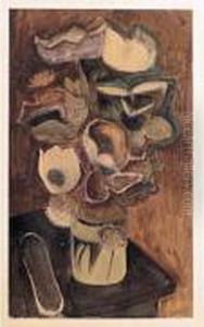 Nature Morte Au Bouquet by Emmanuel Gondouin