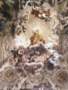 The Triumph of Divine Providence (detail) 1633-39 by Pietro Da Cortona (Barrettini)