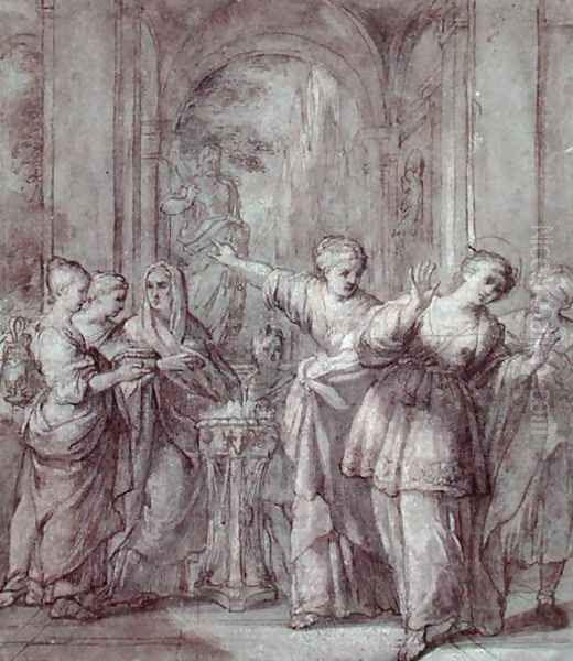 Santa Bibiana Refusing to Worship Pagan Gods, c.1624 - view 1