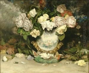 Vase De Fluers by Eva Gonzales