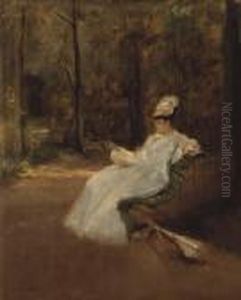 Dans Le Parc by Eva Gonzales