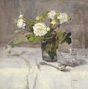 Roses Dans Un Verre by Eva Gonzales