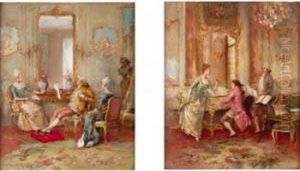 Escenas Galantes De Interior by Juan Antonio Gonzales
