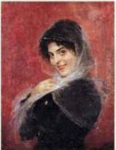 Jeune Fille Souriante by Juan Antonio Gonzales