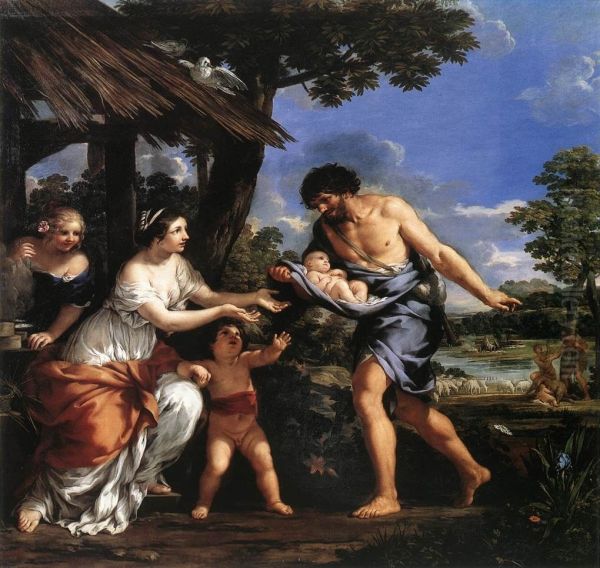 Romulus and Remus Given Shelter by Faustulus c. 1643 - view 1