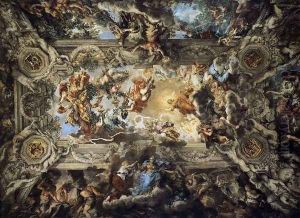 The Triumph of Divine Providence 1633-39 2 by Pietro Da Cortona (Barrettini)