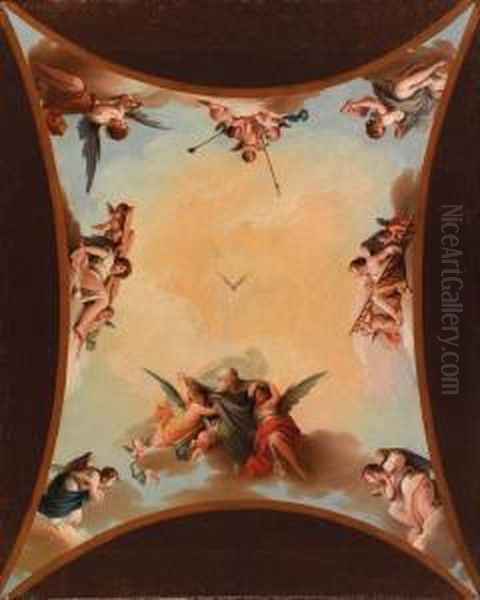L""eterno Fra Angeli Con Gli Strumenti Della Passione - view 1