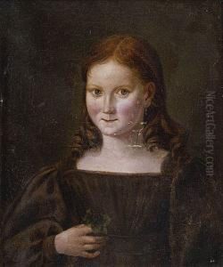 Retrato De Nina by Zacarias Gonzalez Velazquez