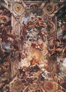 The Triumph of Divine Providence 1633-39 by Pietro Da Cortona (Barrettini)