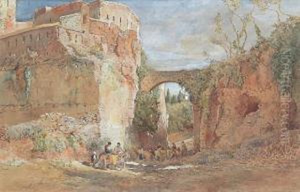 Travellers By The Alhambra, Granada - view 1