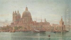 The Evening Gun, Venice by Edward Alfred Angelo Goodall