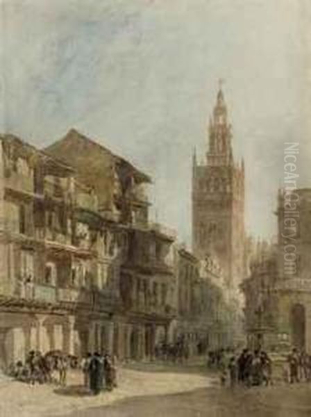 The Giralda, Seville, Spain - view 1