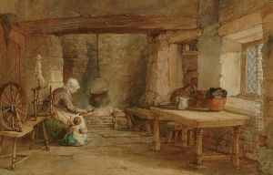 Cooking by Edward Alfred Angelo Goodall