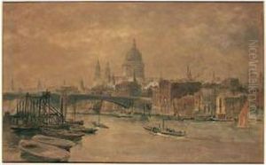 View Of St Paul's Cathedral From The Thames View Of St Paul's Cathedral From The Thames