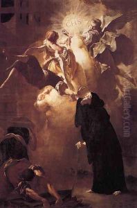 Miracle of San Francesco da Paola c. 1750 by Francesco Cappella