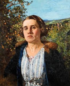 Portrait Of A Lady by Robert Gwelo Goodman