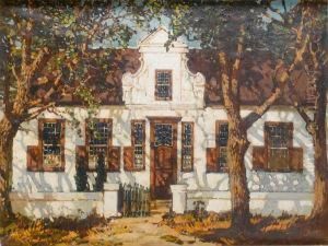 Cape Dutch Farmhouse by Robert Gwelo Goodman