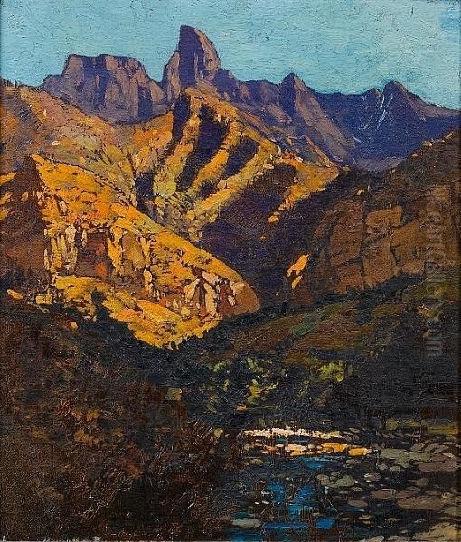 The Sentinal, Mont-aux Sources, Drakensberg - view 1