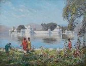 Lake Palace, Udaipur, India by Robert Gwelo Goodman