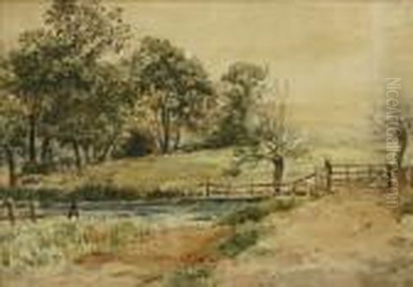 River Landscape Near Twyford - view 1