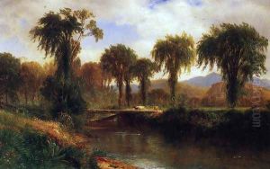 Summer on the Saco, Conway Valley by Samuel Colman