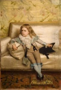 Ritratto Del Figlio Edoardo by Michele Gordigiani