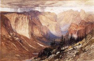 Yosemite Valley, California by Samuel Colman
