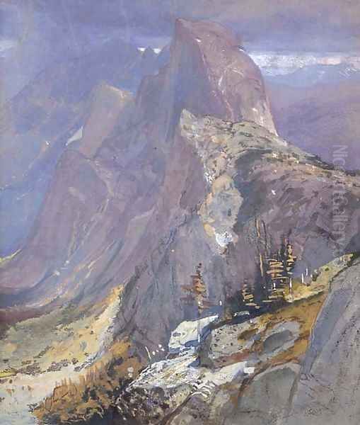The Half-Dome from Glacier Point, Yosemite - view 1
