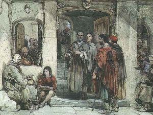 A Scene of Monastic Life, 1850 by George Cattermole