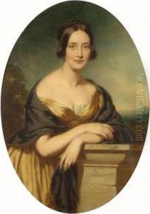 Portrait Of A Lady; Portrait Of A Gentleman by Sir John Watson Gordon