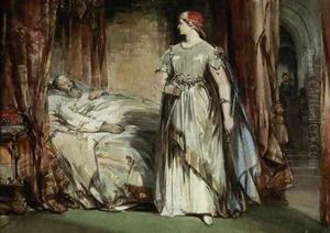 Lady Macbeth, 1850 by George Cattermole