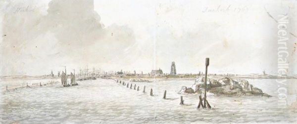 Shipping Off Calais; Shipping Off Dunkirk - view 1