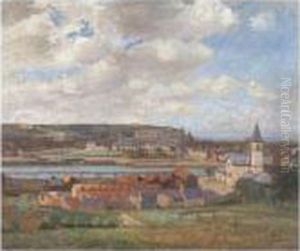 Overlooking The Town Of Dieppe by Spencer Frederick Gore