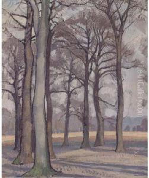 Richmond Park, Winter by Spencer Frederick Gore