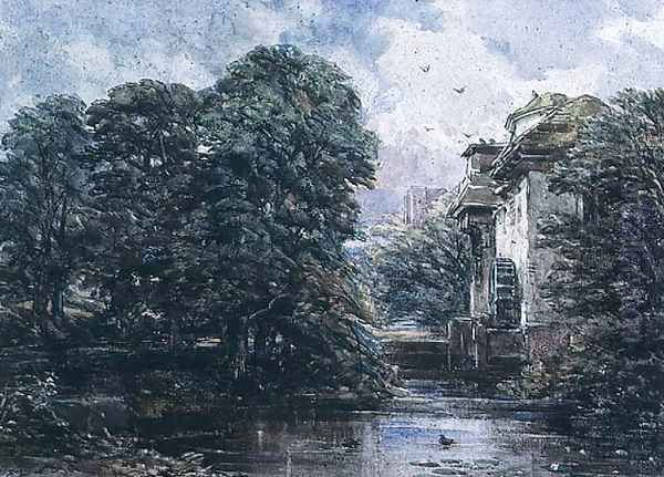 Stream and Water Mill - view 1
