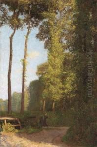 The Crossroads, Neuville, Dieppe by Spencer Frederick Gore