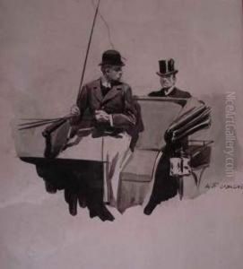 En Voiture by Auguste Francois Gorguet