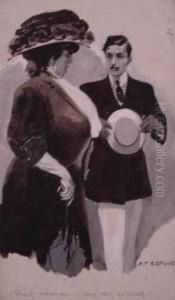 Mais Monsieur, ... Vous Me Prenez... by Auguste Francois Gorguet