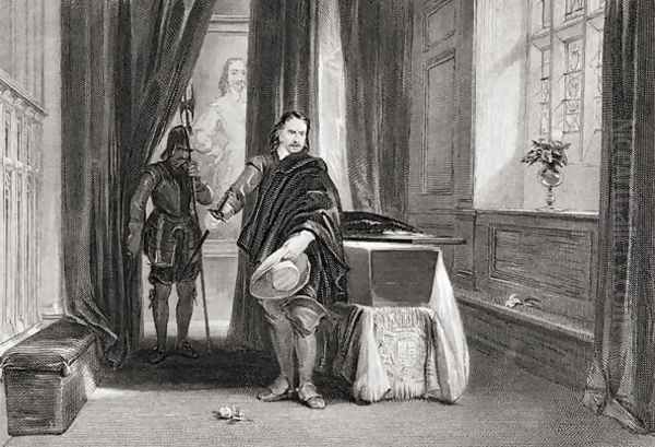 Cromwell viewing the body of Charles I, 1649 - view 1