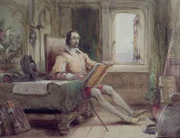 Don Quixote in his Study - view 1