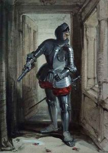 Hamilton of Bothwellhaugh about to shoot the Regent Murray by George Cattermole